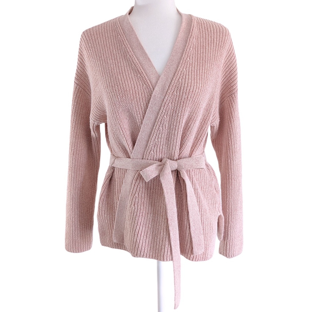 A New Day Belted Cardigan pink size large